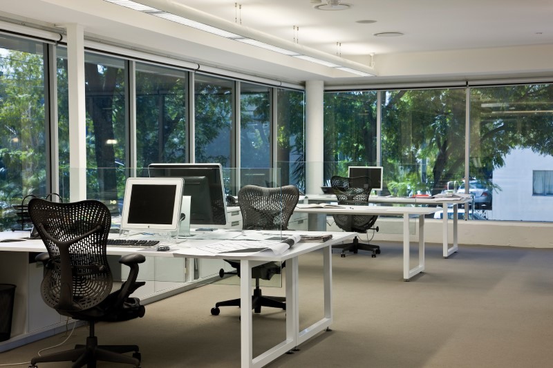 Bright room with generous windows